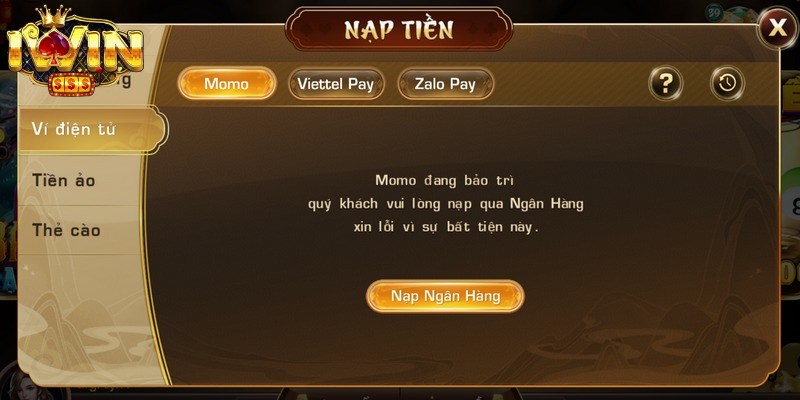 Điều kiện tối thiểu để thực hiện nạp tiền Iwin bạn cần đáp ứng 